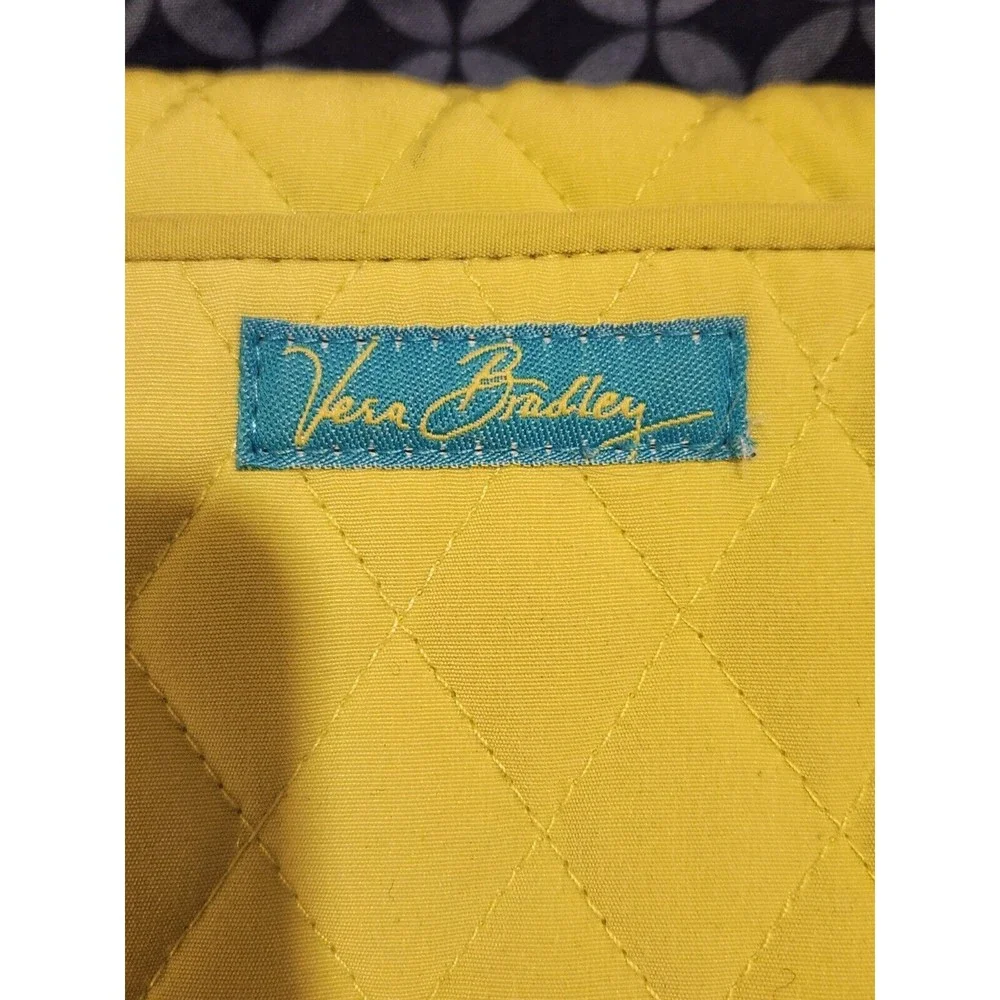 Vera Bradley CLUTCH WALLET Wristlet LIME GREEN MICROFIBER ID All In One